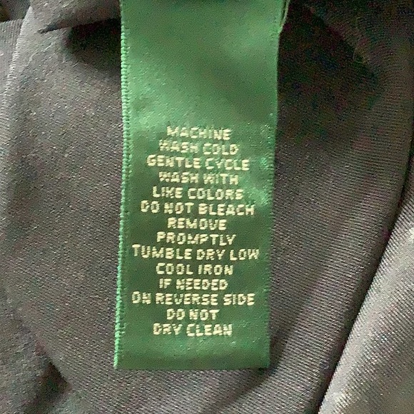 NWOT Ralph Lauren Racerback Tank Top black - Picture 6 of 6